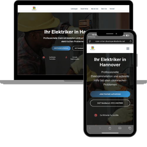Team-Multiservice: Moderne Webseite für Handwerksbetrieb